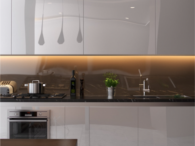 custom printed digital laminates for kitchen makeover by Greenlam Laminates