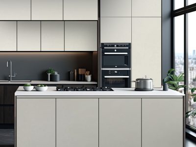 kitchen laminate cabinet design trends by Greenlam Laminates