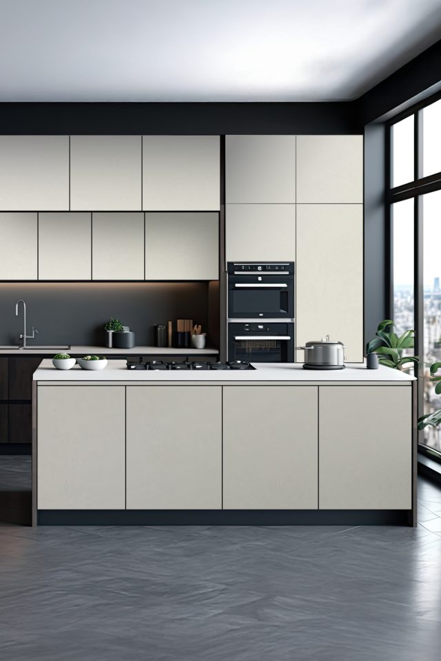 kitchen laminate cabinet design trends by Greenlam Laminates
