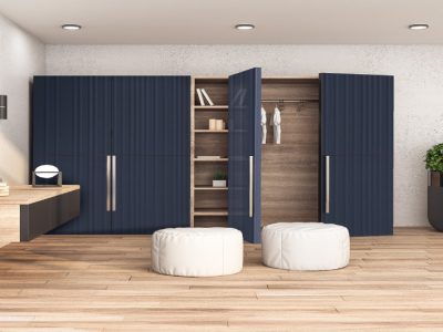 Wardrobe laminate design ideas for modern bedroom interiors by Greenlam