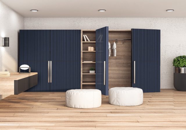 Wardrobe laminate design ideas for modern bedroom interiors by Greenlam